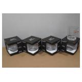 *4* Lucky Shot Whiskey Glasses with Embedded Bullets