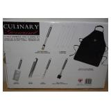 Culinary Gourmet 12-Piece BBQ Tool Set and Apron