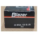 50 CCI Blazer 338 Special 158 Gr LRN Aluminum Case Ammo