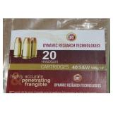20 DRT .40 S&W 105 Gr HP Ammo