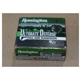 20 Remington Ultimate Defense .40 S&W 180 Gr Golden Saber BJ HP Ammo