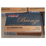 *100* PMC Bronze .223 Rem 55 Gr FMJ BT Ammo