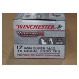 50 Winchester Varmint X .17 WSM 15 Gr Polymer Tip Ammo