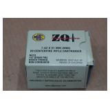 20 ZQ 7.62x51mm (.308) 147 Gr FMJ Ammo