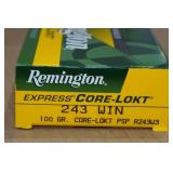 20 Remington .243 Win 100 Gr Core-Lokt PSP Ammo