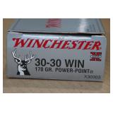 20 Winchester Super-X .30-30 Win 170 Gr Power Point Ammo