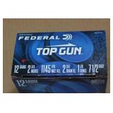 25 Federal Top Gun 12 Gauge 2-3/4" 7-1/2" Shot Shotshells