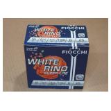 25 Fiocchi White Rino 12 Gauge 2-3/4" 8 Shot Shotshells