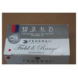 25 Federal Field & Range 12 Gauge 2-3/4" 7-1/2 Shot Shotshells