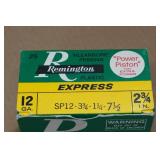 25 Remington Express 12 Gauge 2-3/4" 7-1/2 Shot Shotshells