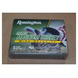 5 Remington Premier 12 Gauge 3-1/2" Magnum Turkey 4 Shot Shotshells