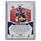 Justin Jefferson 2023 Panini Memorabilia NA-JF Numbered 303/399