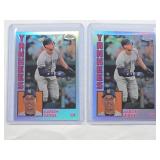 Lot of 2 Aaron Judge 2019 Topps Chrome 84TC-1