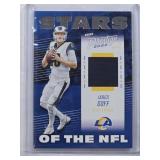 Jared Goff 2020 Panini Prestige Relic SN-JG Stars of the NFL