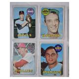 Lot of 20 Vintage Topps Baseball Cards from 1969