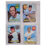 Lot of 20 Vintage Topps Baseball Cards from 1969