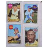 Lot of 20 Vintage Topps Baseball Cards from 1969
