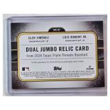 Eloy Jimenez & Luis Robert Jr. 2024 Topps Triple Threads Dual Relic DRJ-RJ