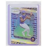 Dallas Turner Rookie Foil 2024 Panini Absolute Football  #117 and Numbered 326/350