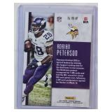 Adrian Peterson 2016 Panini Orange Foil Parallel #AR-AP and Numbered 252/299