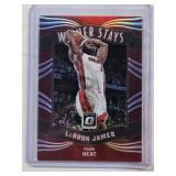 LeBron James 2024 Panini Donruss Optic Winner Stays No. 2