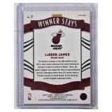 LeBron James 2024 Panini Donruss Optic Winner Stays No. 2