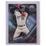 Byron Buxton 2023 Topps Chrome Black Refractor #22 and Numbered 27/199