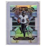 Lamar Jackson 2023 Panini Prizm Silver Holo Die Cut Concourse No. 7