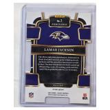 Lamar Jackson 2023 Panini Prizm Silver Holo Die Cut Concourse No. 7