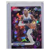Jaden McDaniels 2024-25 Panini Prizm Purple Cracked Ice  #175 Numbered 072/149