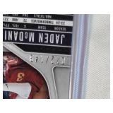 Jaden McDaniels 2024-25 Panini Prizm Purple Cracked Ice  #175 Numbered 072/149