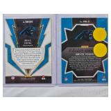 Lot of 2 Bryce Young Rookie Cards Turbocharged and Prizm Break