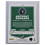 Anthony Edwards 2021-22 Donruss Green Foil SP No. 175