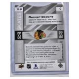 Connor Bedard Rookie 2024 Upper Deck Silver Skates  Die Cut SS-20