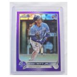 Bobby Witt Jr. Rookie 2022 Topps Chrome Purple Refractor USC35