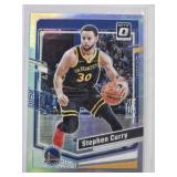 Stephen Curry 2023-24 Panini Donruss Optic Silver Holo No. 198