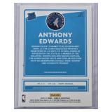 Anthony Edwards Rookie 2020-21 Panini Donruss Rated Rookie No. 201