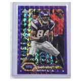 Randy Moss 2024 Topps Chrome Purple Refractor #13 and Numbered 197/199