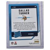 Dallas Turner Rated Rookie 2024 Panini Donruss Prizm #331