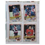 Lot of 20 Vintage 1981 Topps NHL Hockey Cards