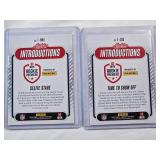 Lot of 2 NFL Absolute Football Introductions Rookie Cards: Bo Nix and Jayden Daniels