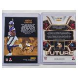 Lot of 2 Jordan Addison Rookie Cards : Future and Rookie Stallions