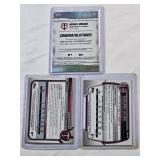 Lot of 3 Autos: Misael Urbina Numbered 147/150, Edouard Julien, Jake Rucker