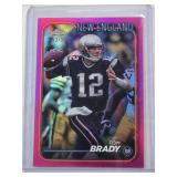 Tom Brady 2024 Topps Pink Refractor SP #120 Numbered 253/399