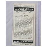 Billy Wells 1938 Boxing Personalities Churchman