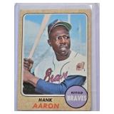 Hank Aaron 1968 Topps No. 110 Vintage Baseball Card