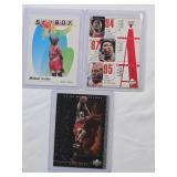 Lot of 3 Michael Jordan Cards