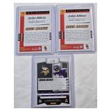 Lot of 3 Jordan Addison Rookie Cards