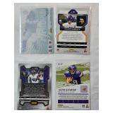 Lot of 10 Minnesota Vikings Cards including Harrison Smith, Dalvin Cook, Adam Thielen and More