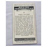 Tommy Milligan 1938 Boxing Personalities W.A. & A.C. Churchman #29 Vintage Boxing Card